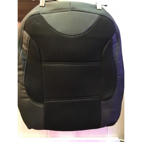 روکش صندلی رنو سیمبل - مشکی چرمی و پارچه ای